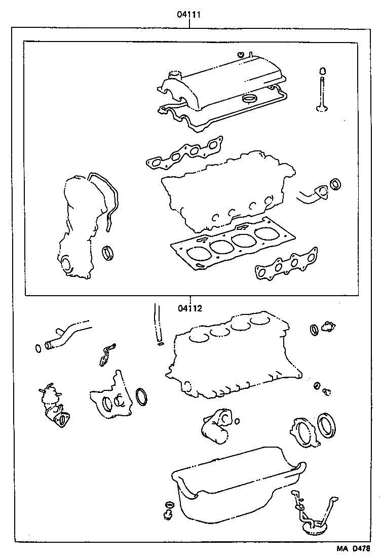 Engine Overhaul Gasket Kit