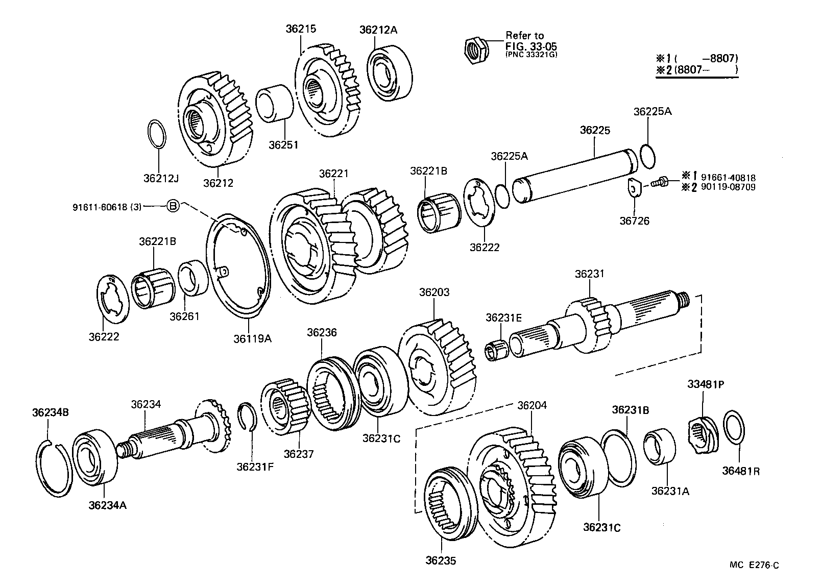 Transfer Gear