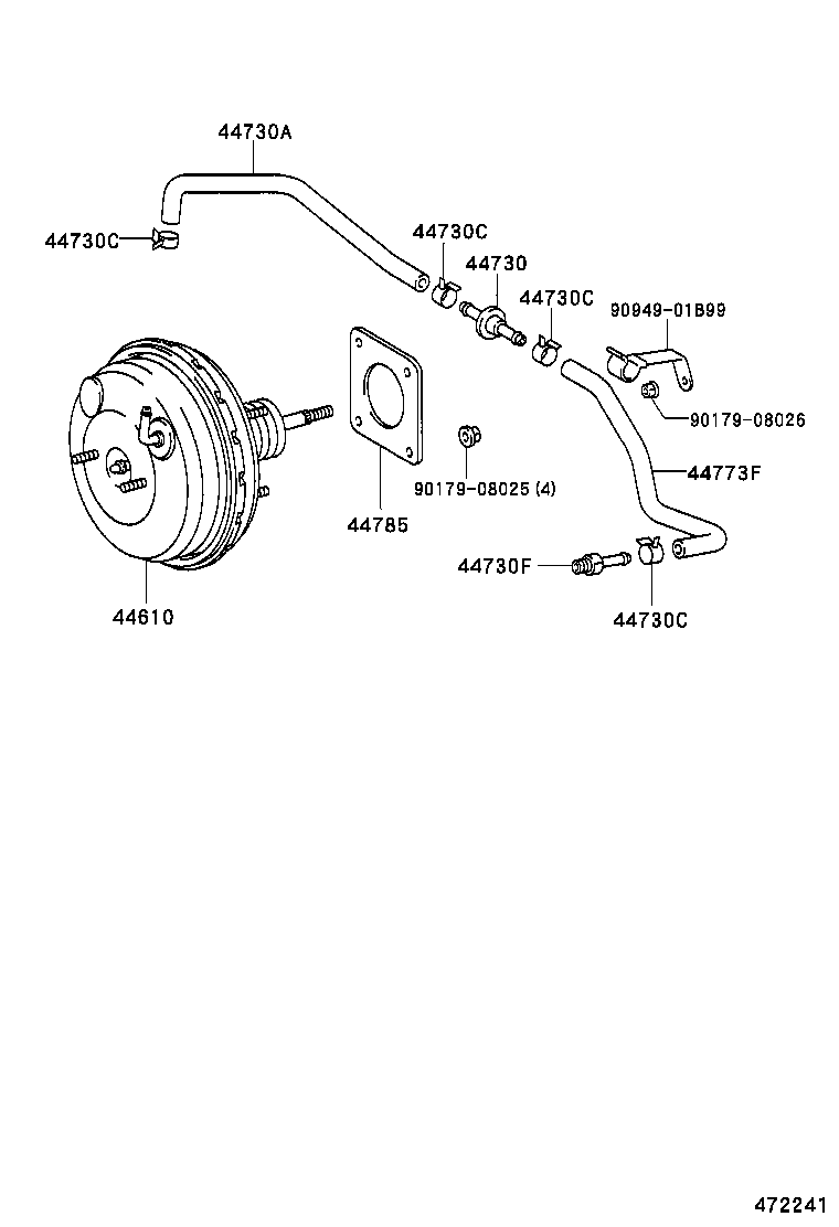 Brake Booster & Vacuum Tube