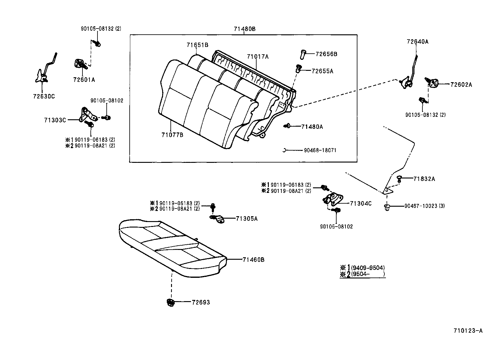 Rear Seat & Seat Track