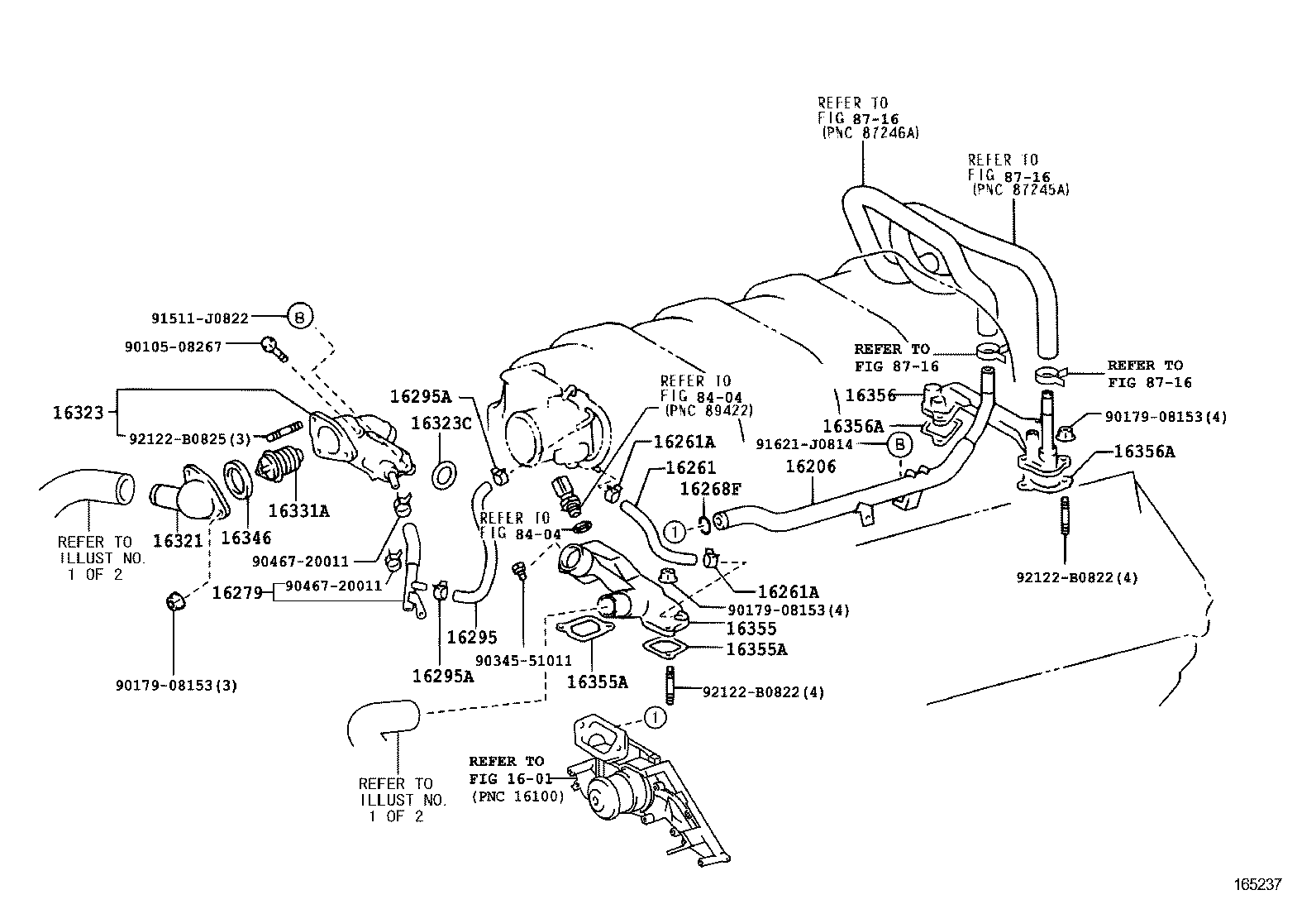 Radiator Water Outlet