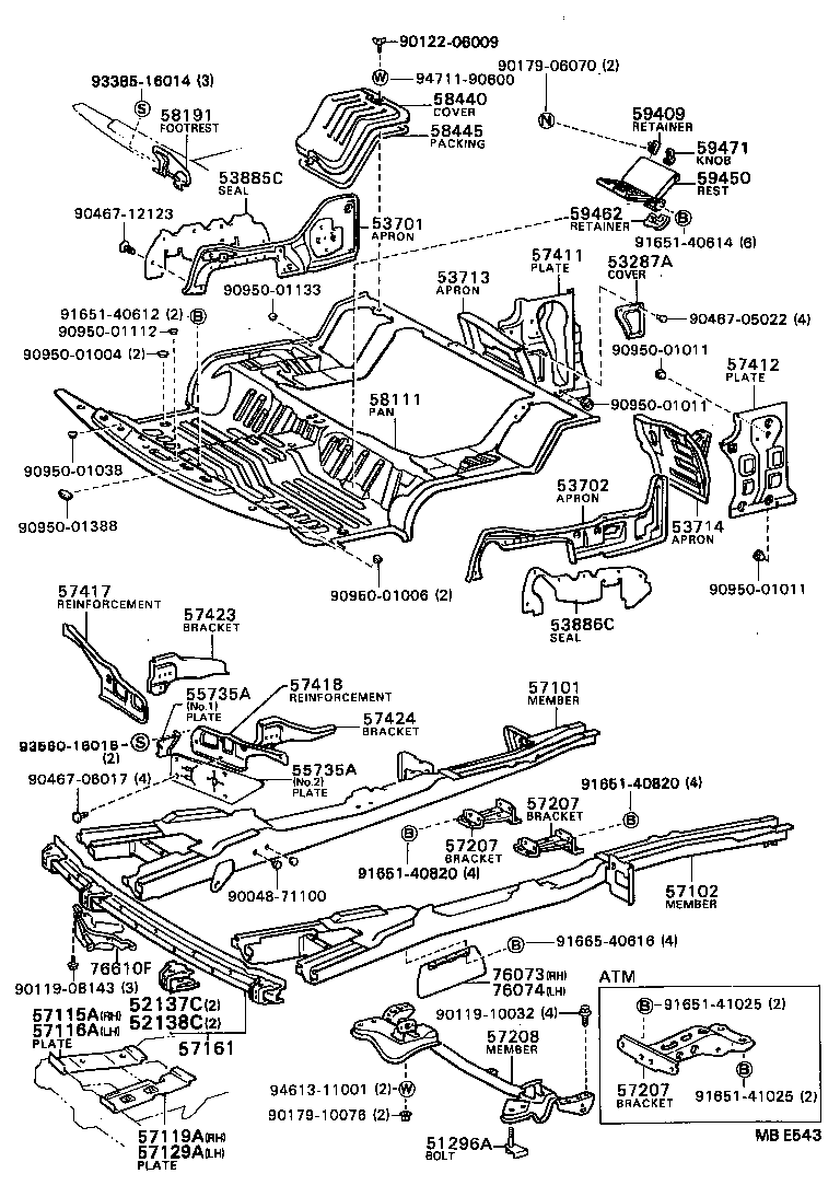 Front Floor Panel