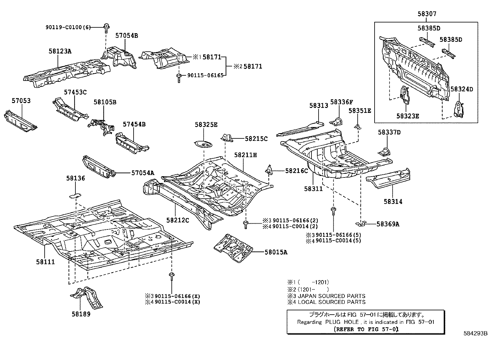 Floor Pan & Lower Back Panel