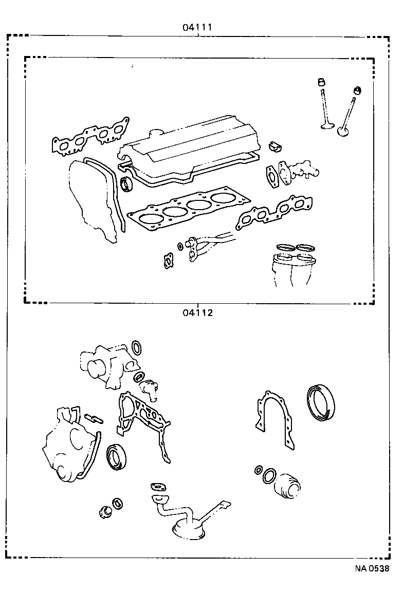 Engine Overhaul Gasket Kit
