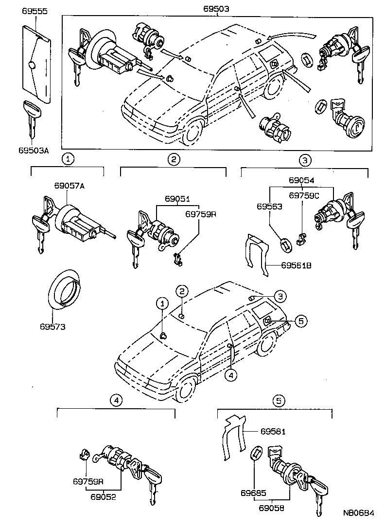 Lock Cylinder Set