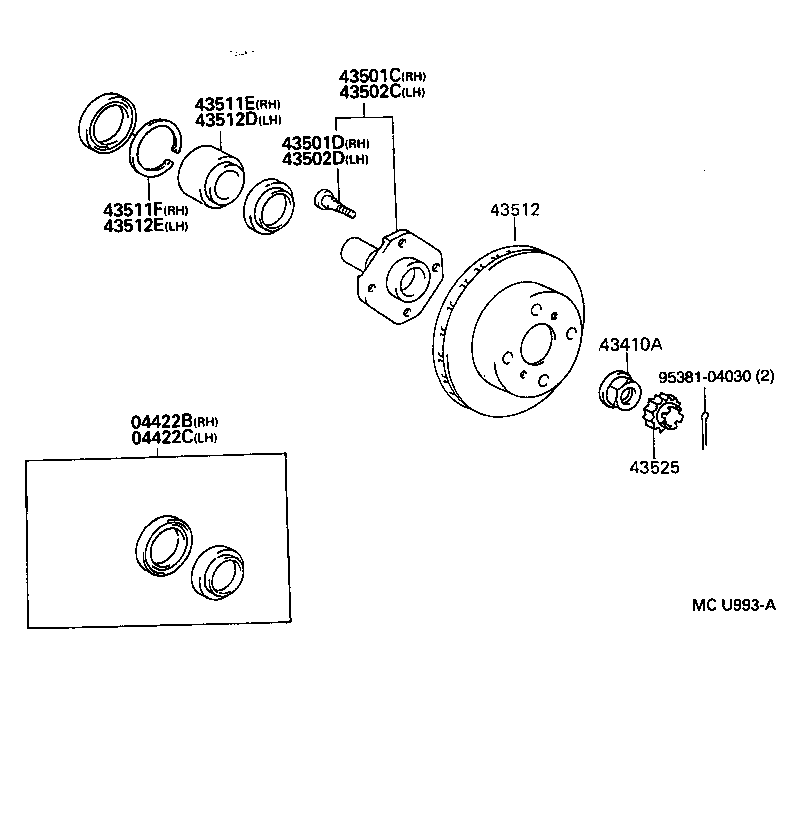 Front Axle Hub