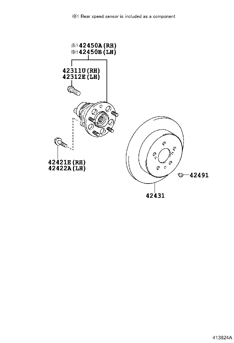 Rear Axle Shaft Hub