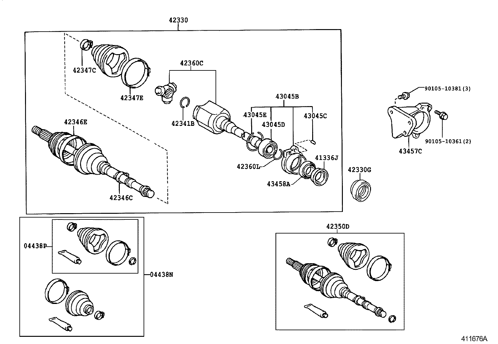 Rear Axle Shaft Hub