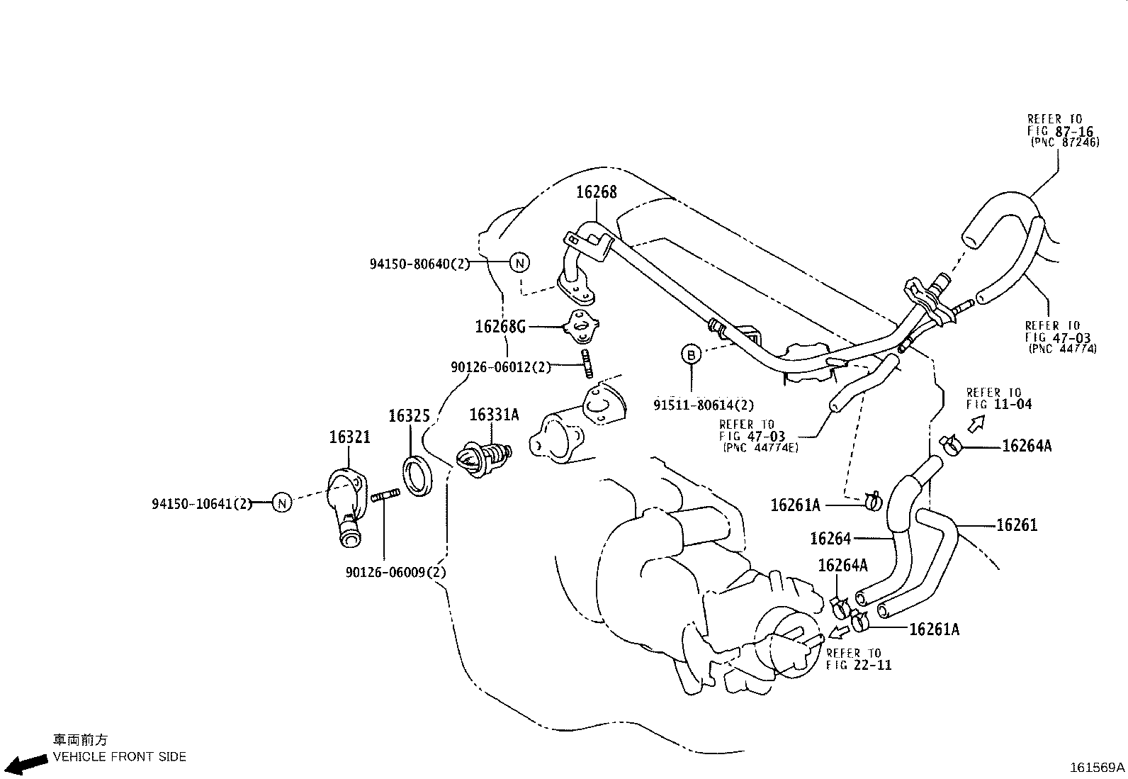 Radiator Water Outlet