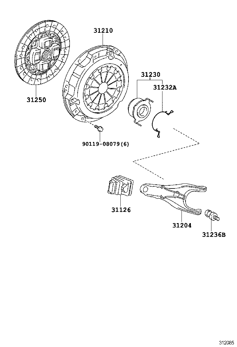 Clutch & Release Fork