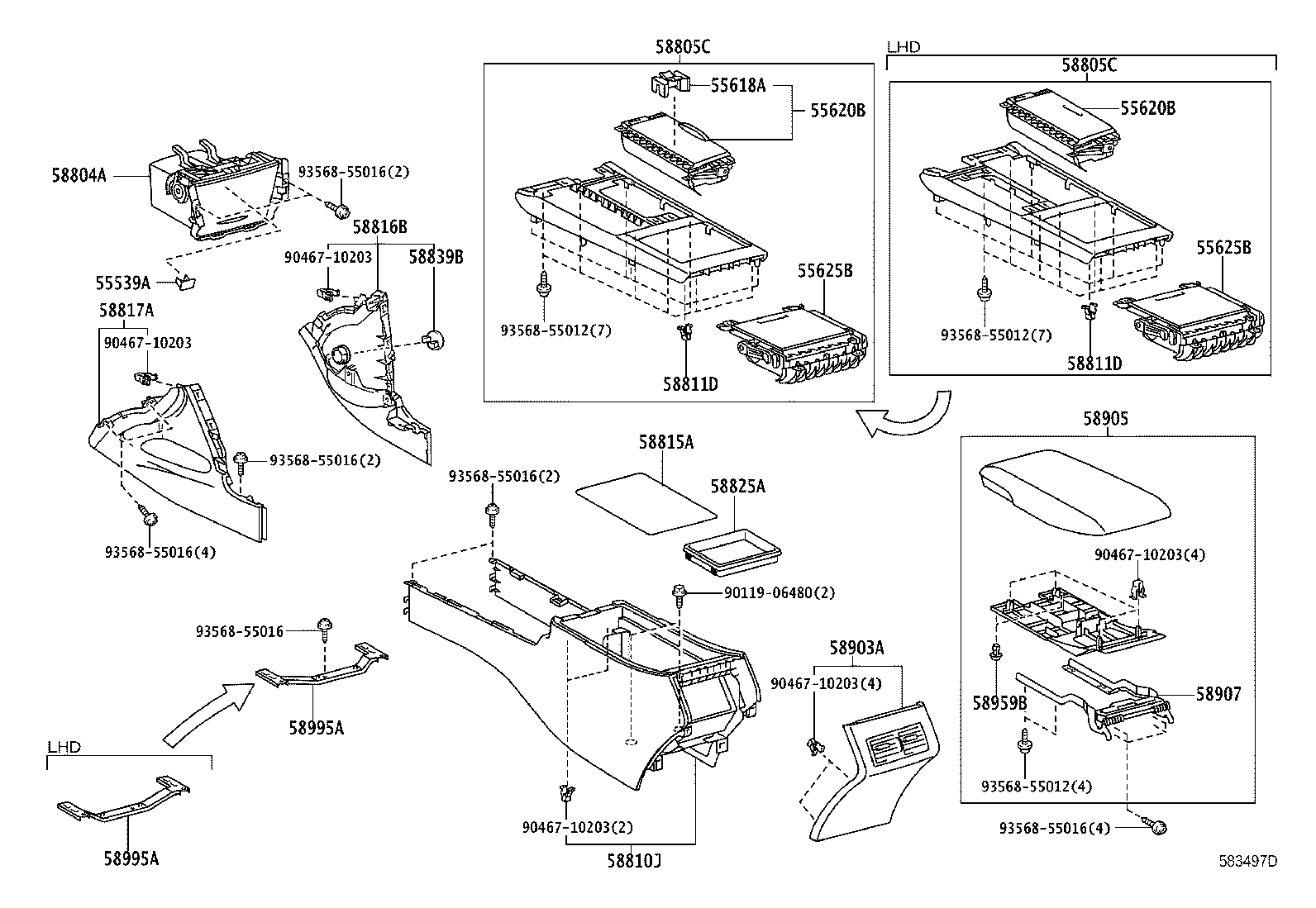 Console Box & Bracket