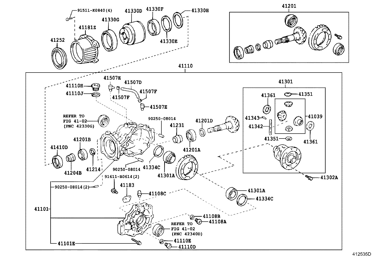 Rear Axle Housing Differential