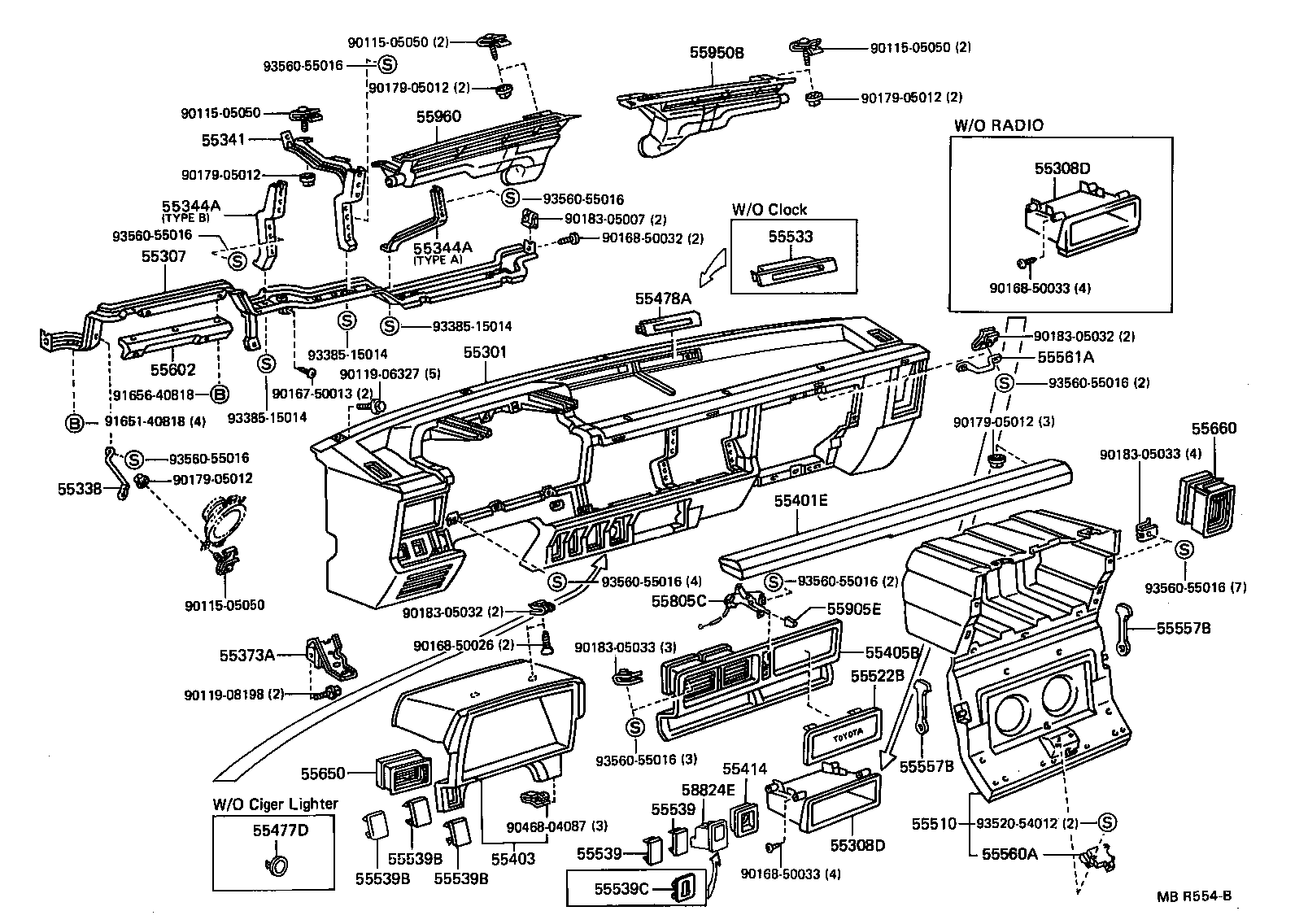 Instrument Panel Glove Compartment