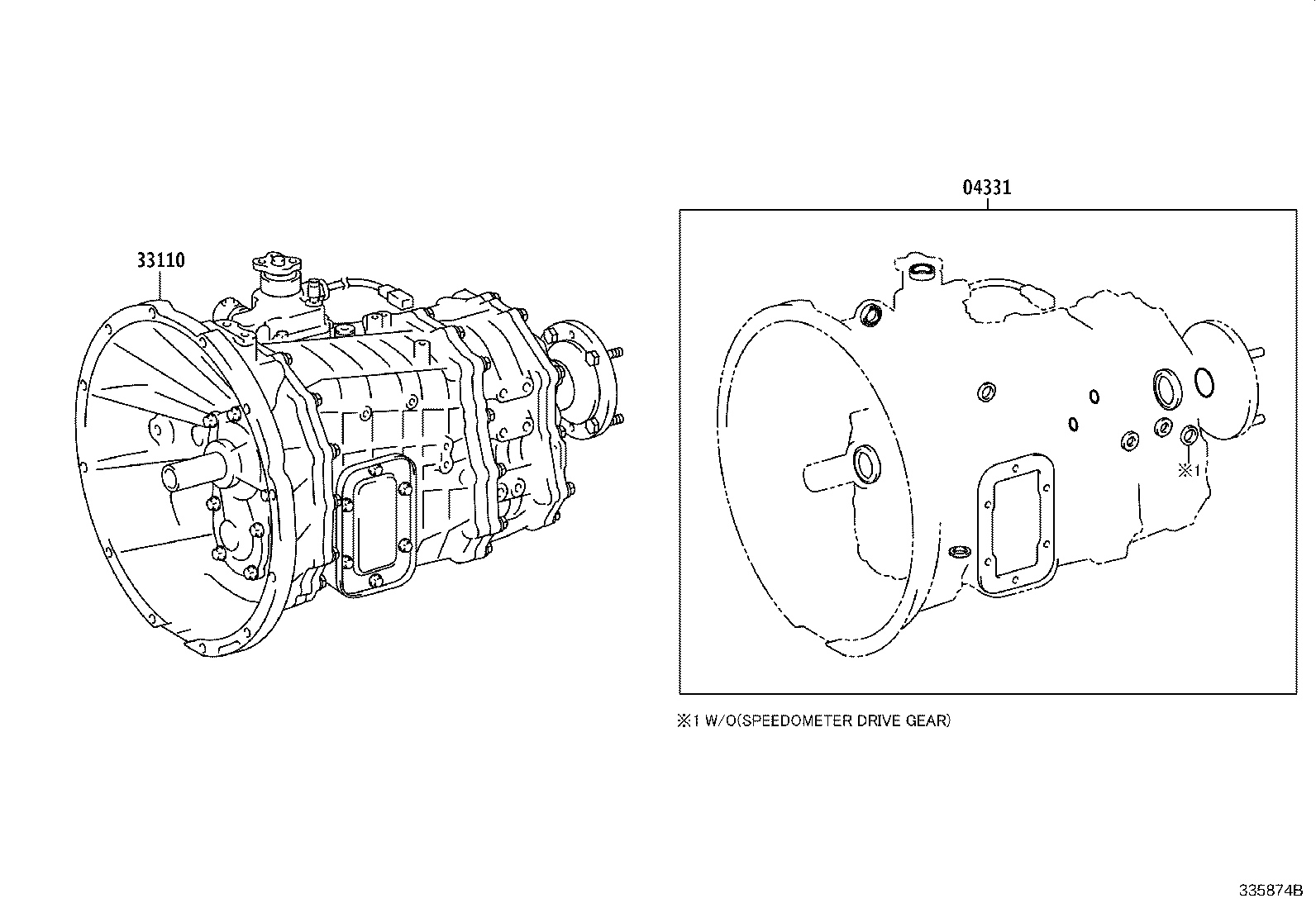 Transaxle Or Transmission Assy & Gasket Kit