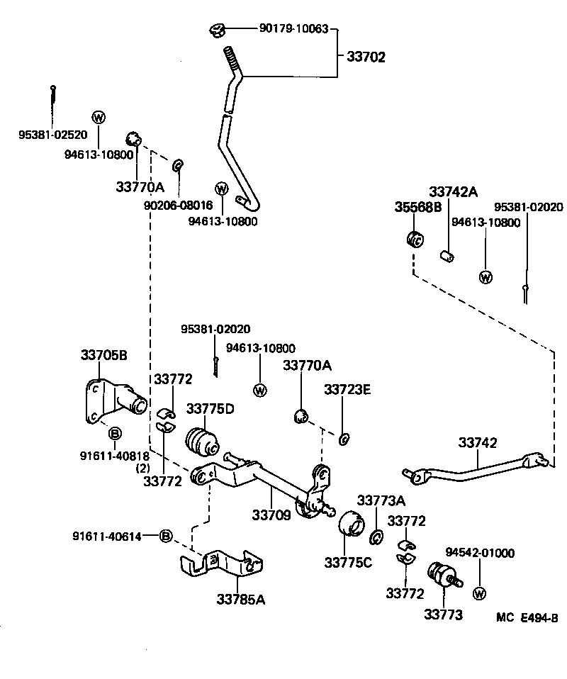 Control Shaft & Crossshaft