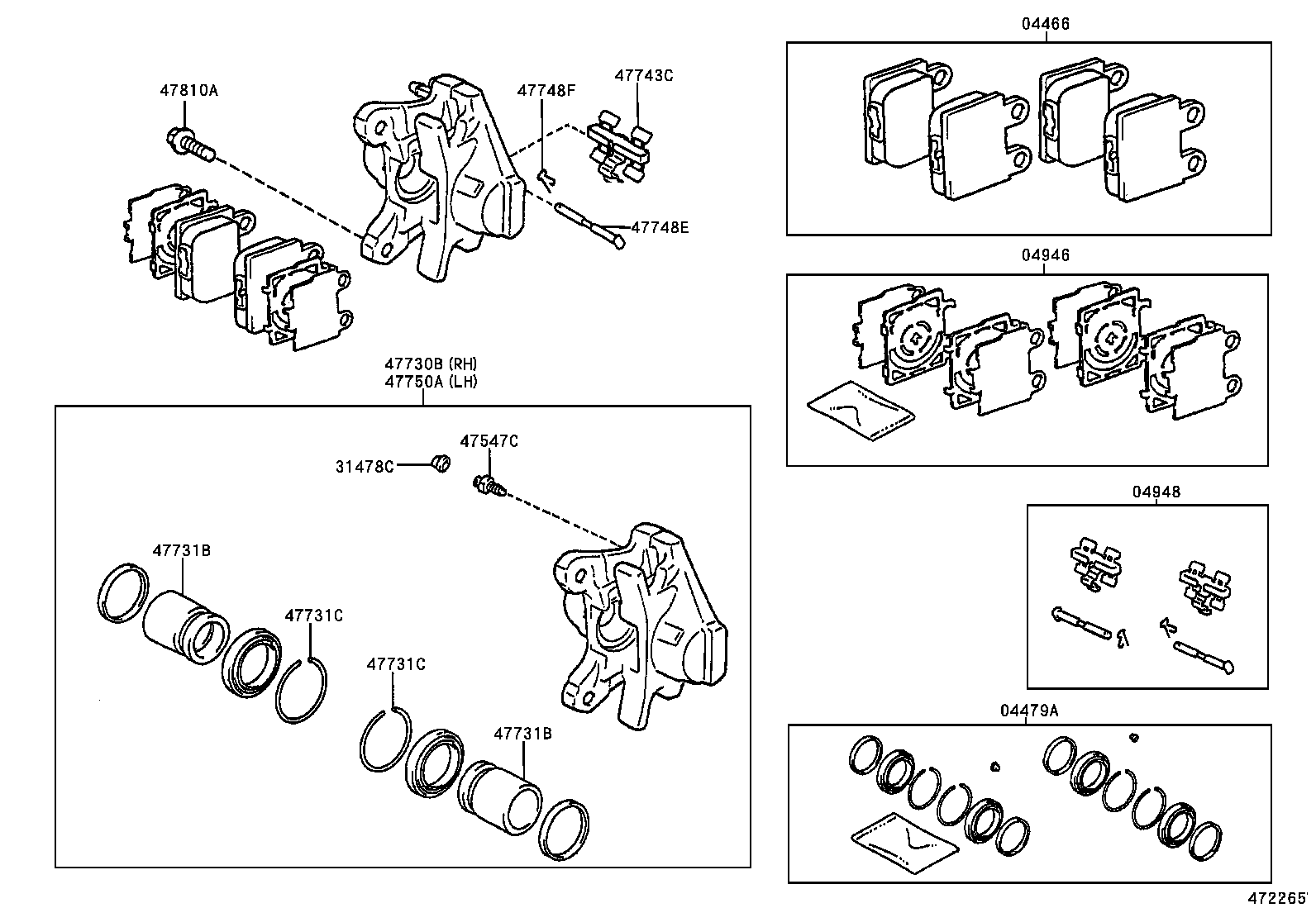 Rear Disc Brake Caliper Dust Cover