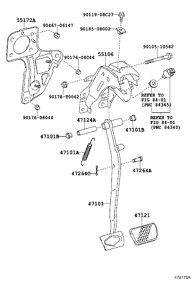 Brake Pedal & Bracket