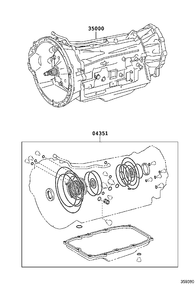 Transaxle Or Transmission Assy & Gasket Kit