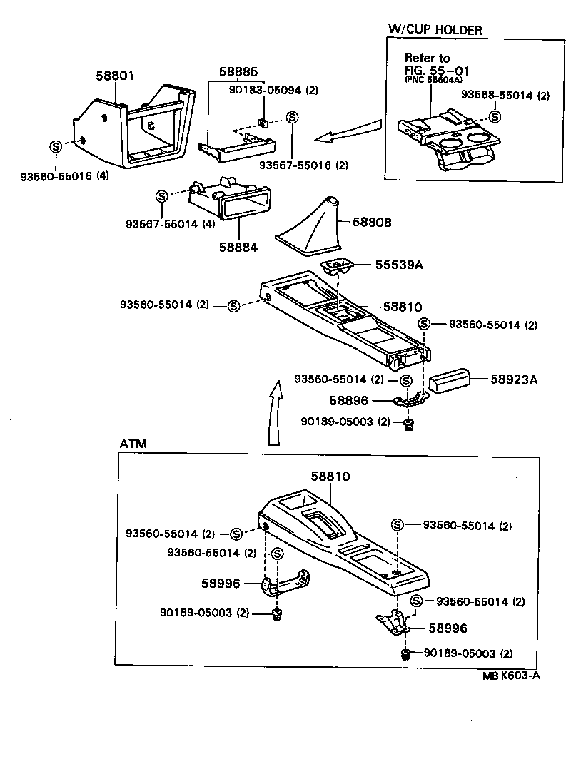 Console Box & Bracket