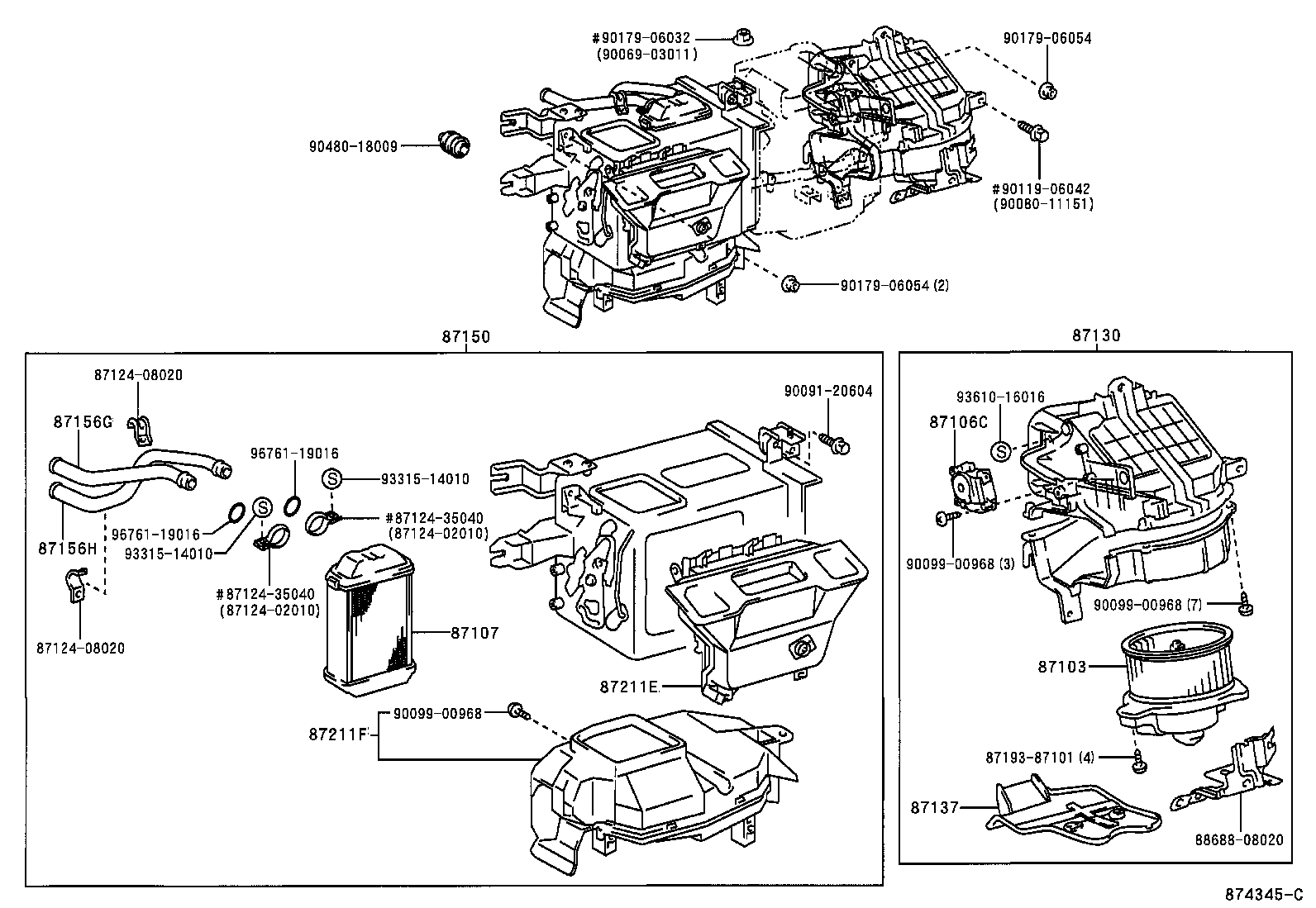 Heating Air Conditioning Heater Unit Blower