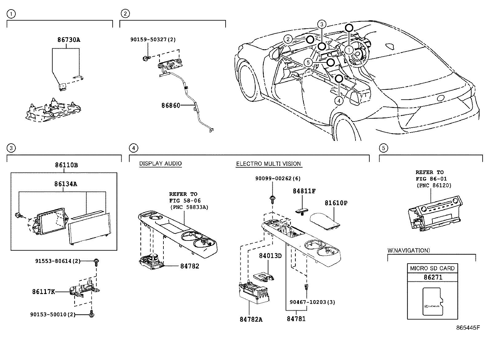 Navigation Front Monitor Display