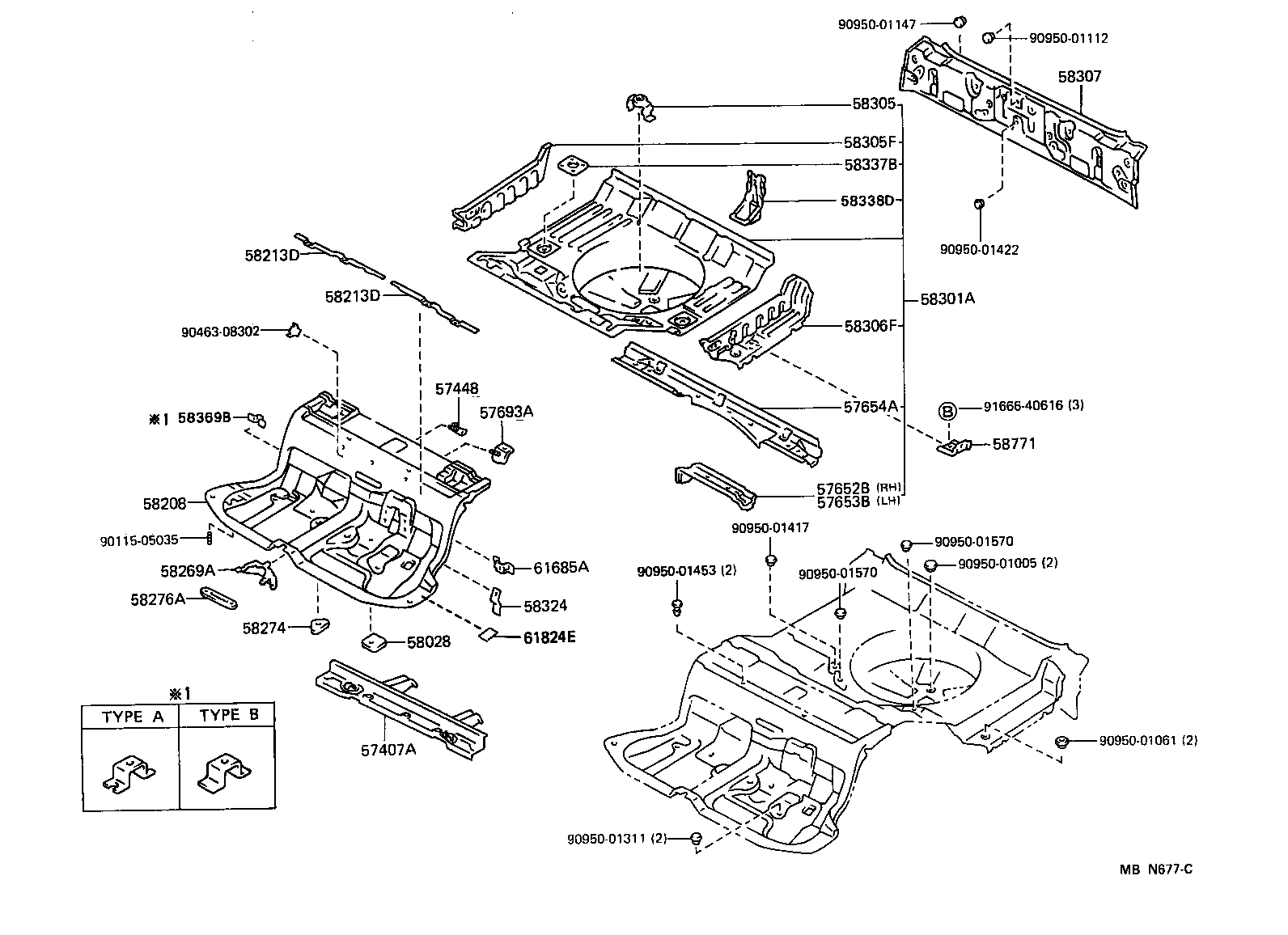 Floor Pan & Lower Back Panel