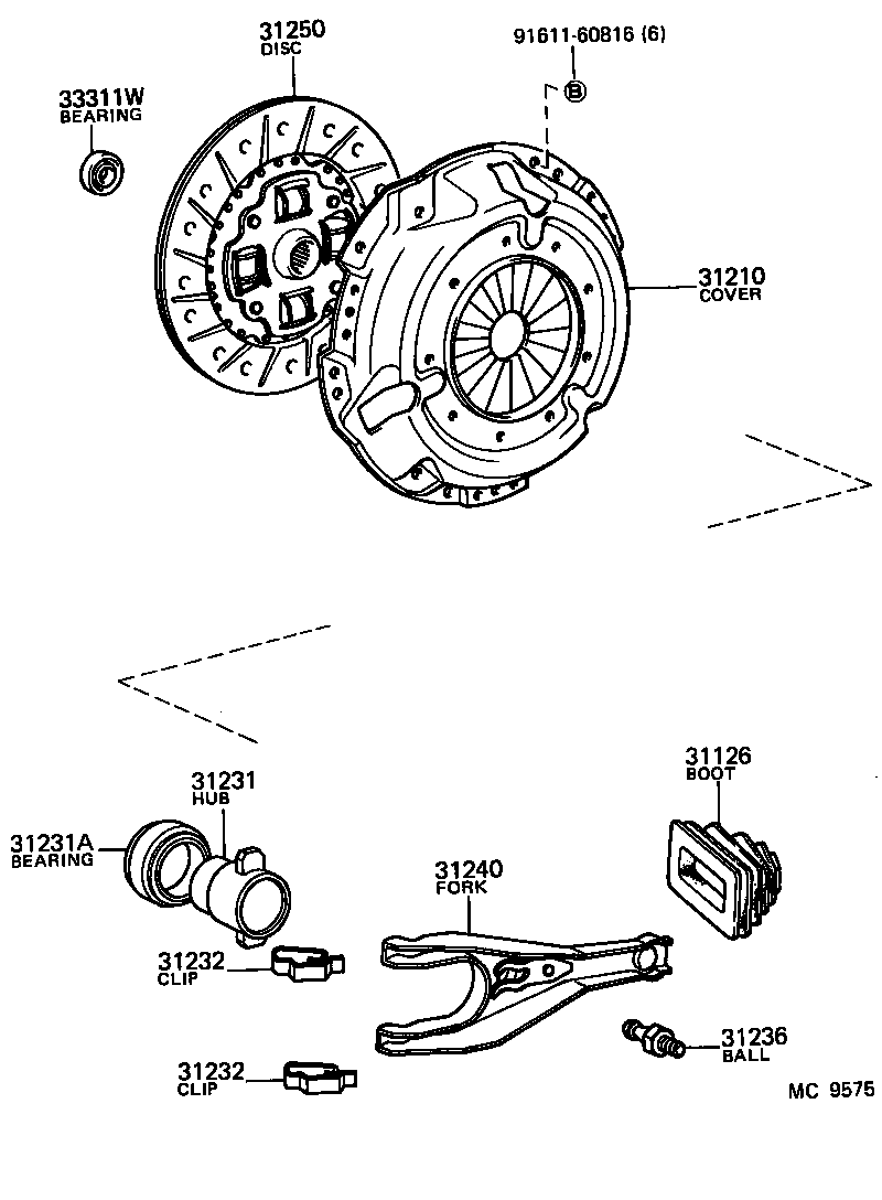 Clutch & Release Fork