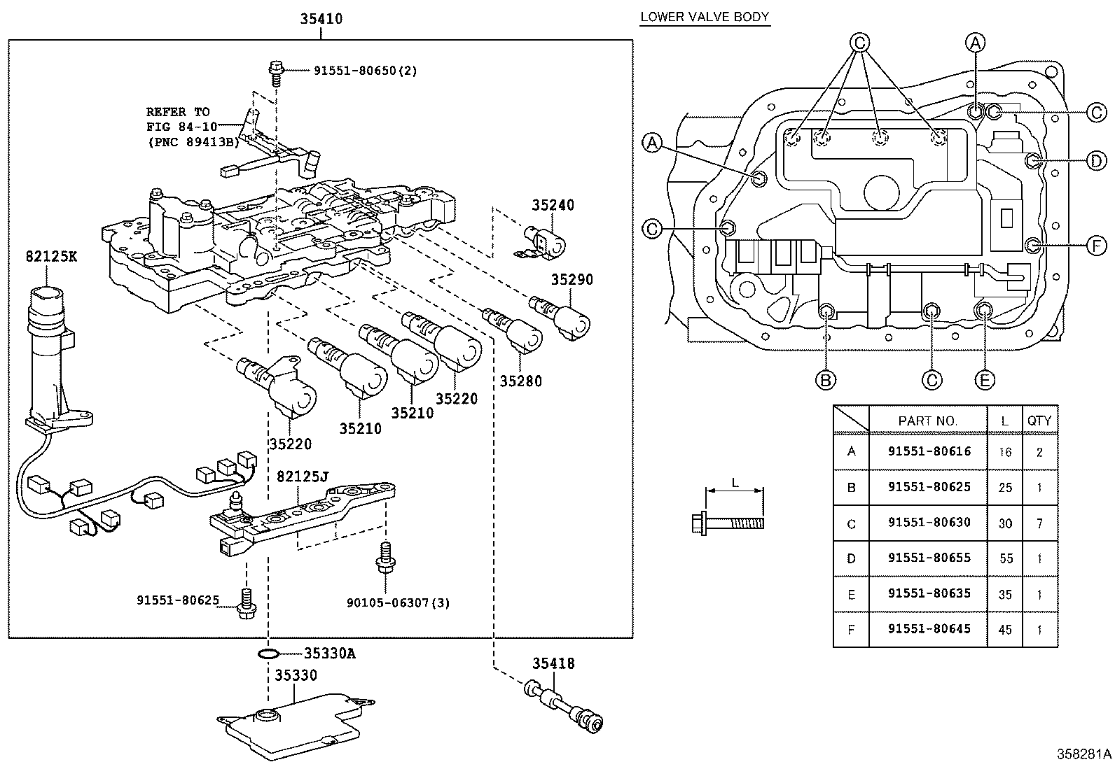 Valve Body Oil Strainer