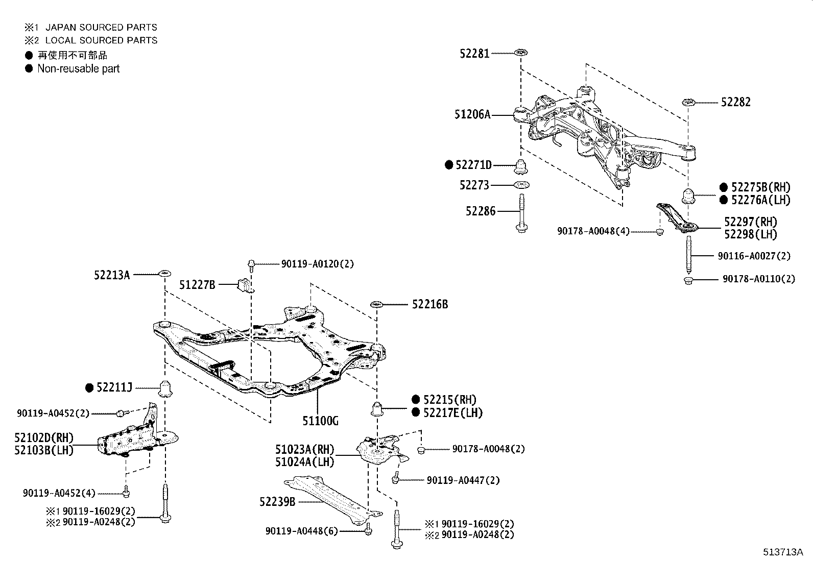 Suspension Crossmember & Under Cover