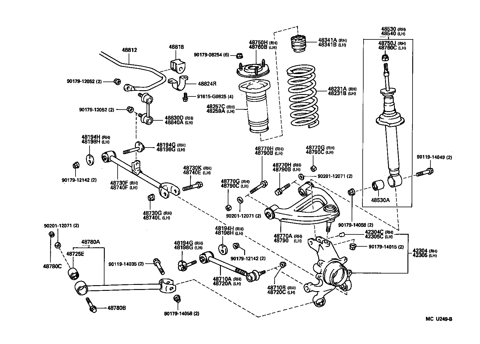 Rear Spring & Shock Absorber