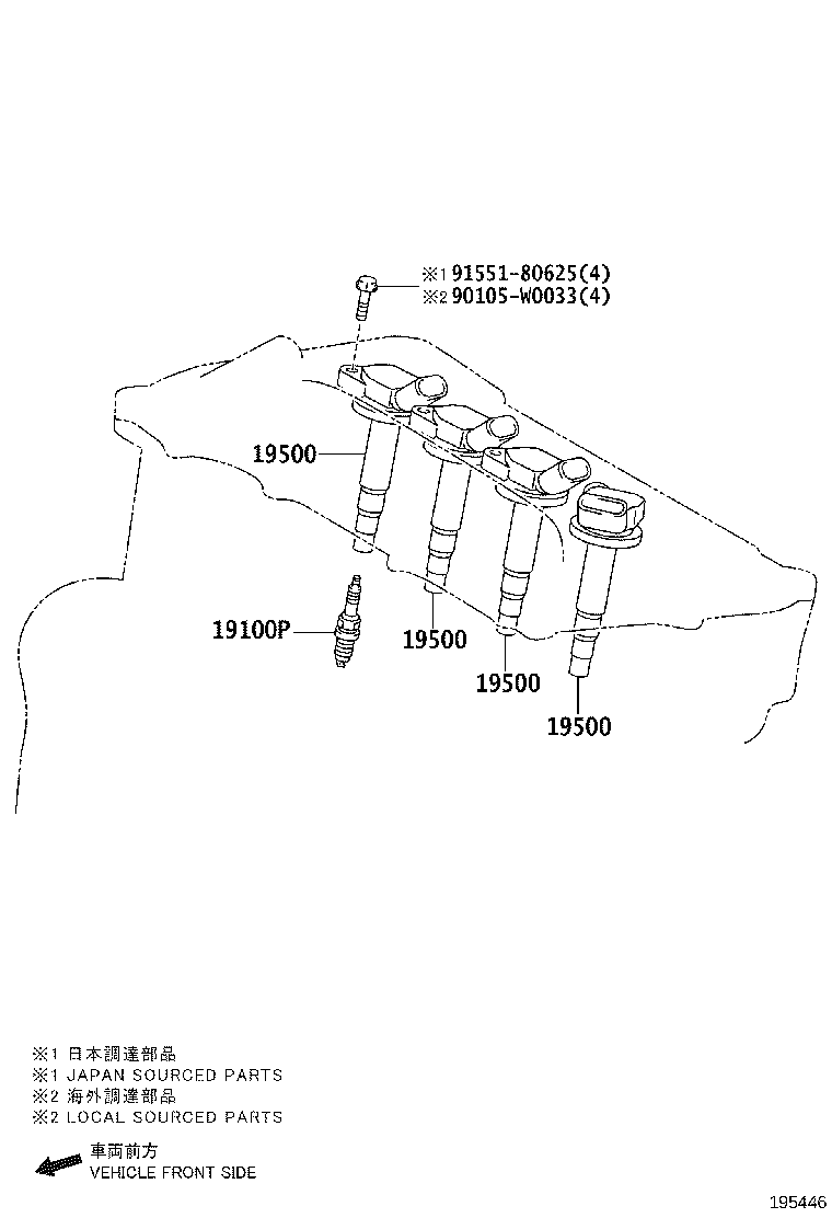 Ignition Coil Spark Plug Glow Plug