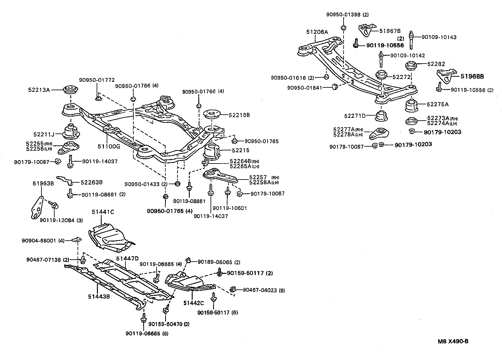 Suspension Crossmember & Under Cover