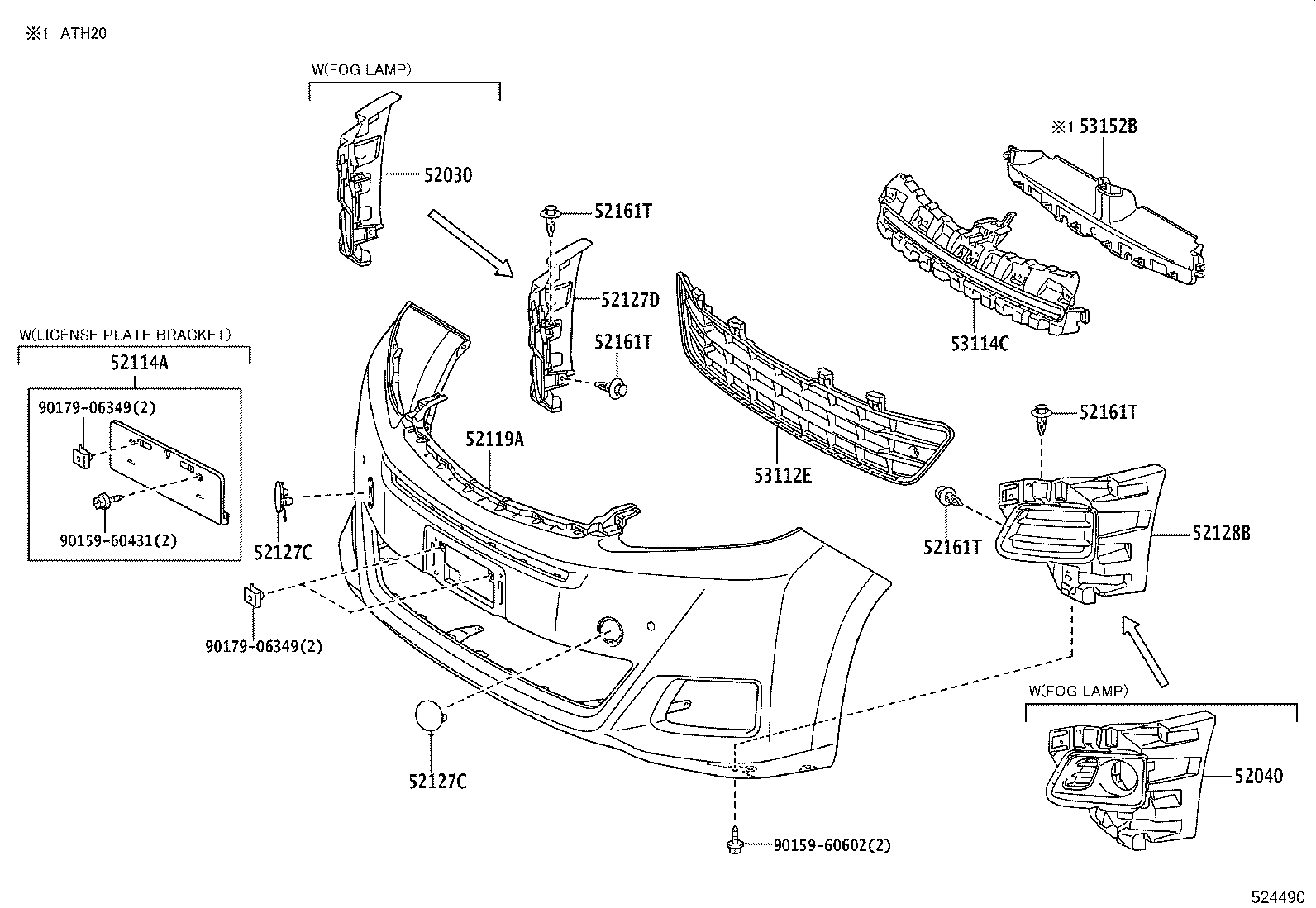 Front Bumper Bumper Stay