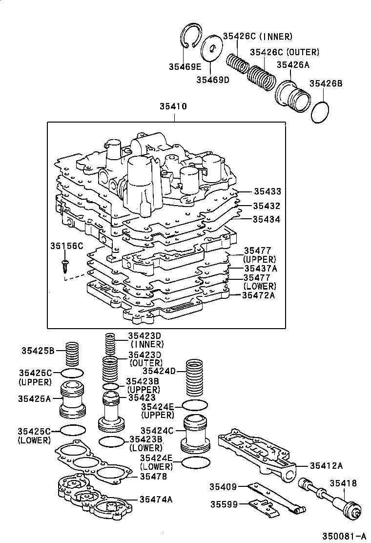 Valve Body Oil Strainer