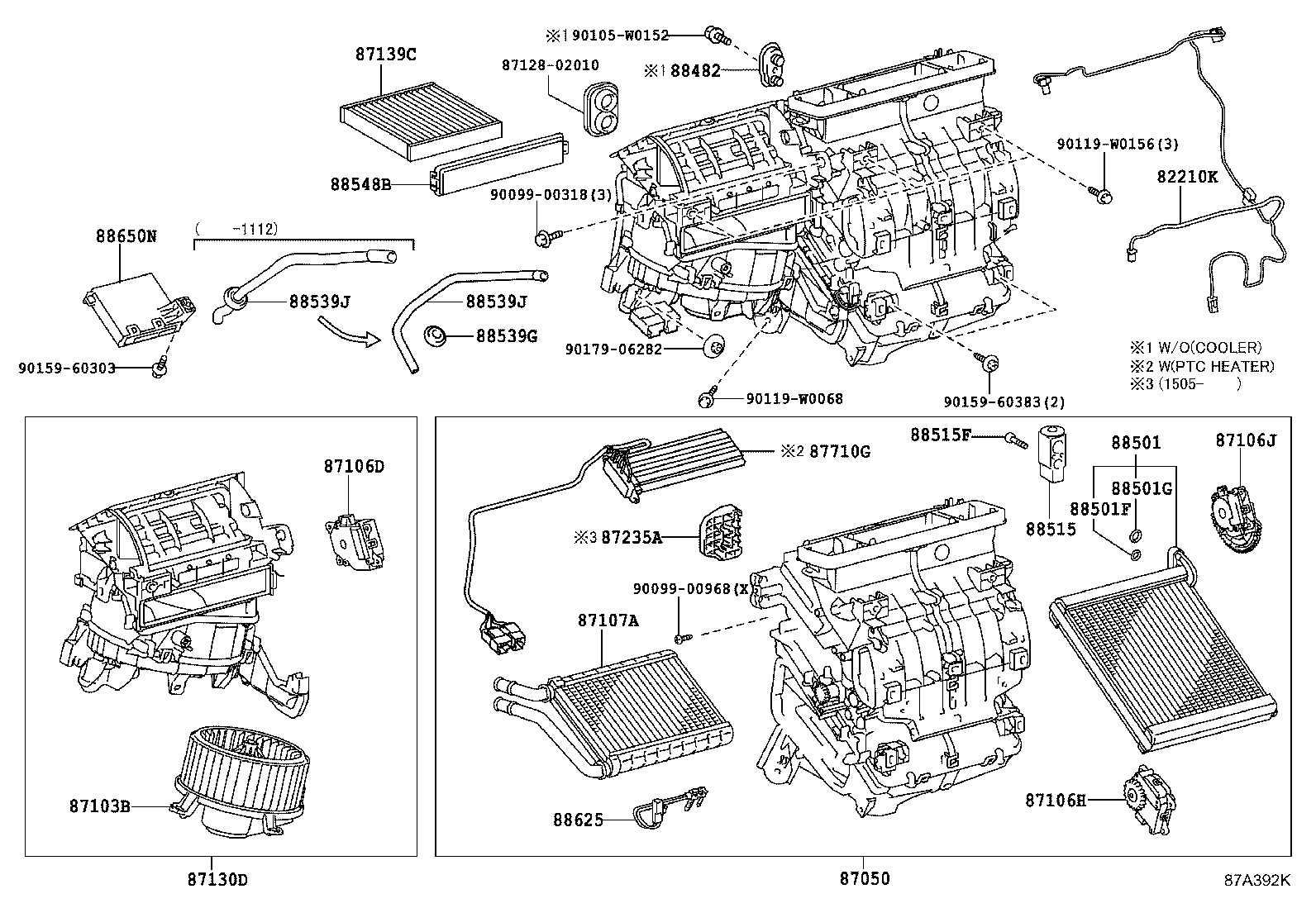 88650-05251 Amplifier Assy, Air Conditioner Toyota | YoshiParts