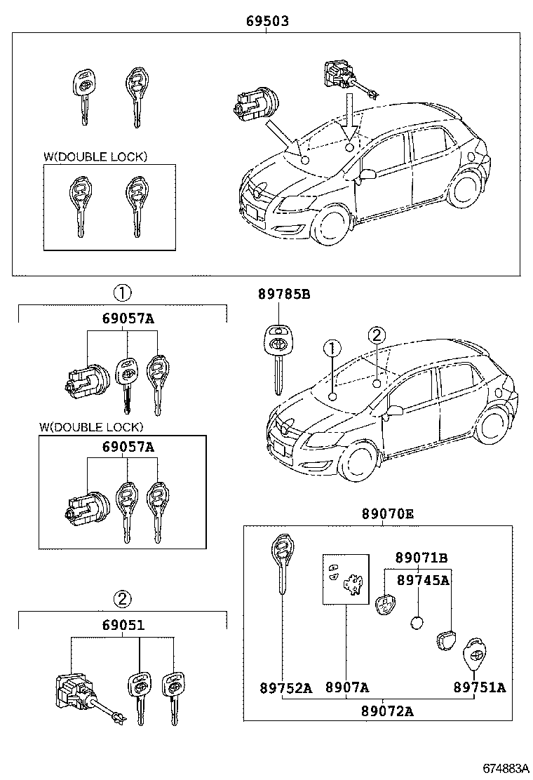 Lock Cylinder Set