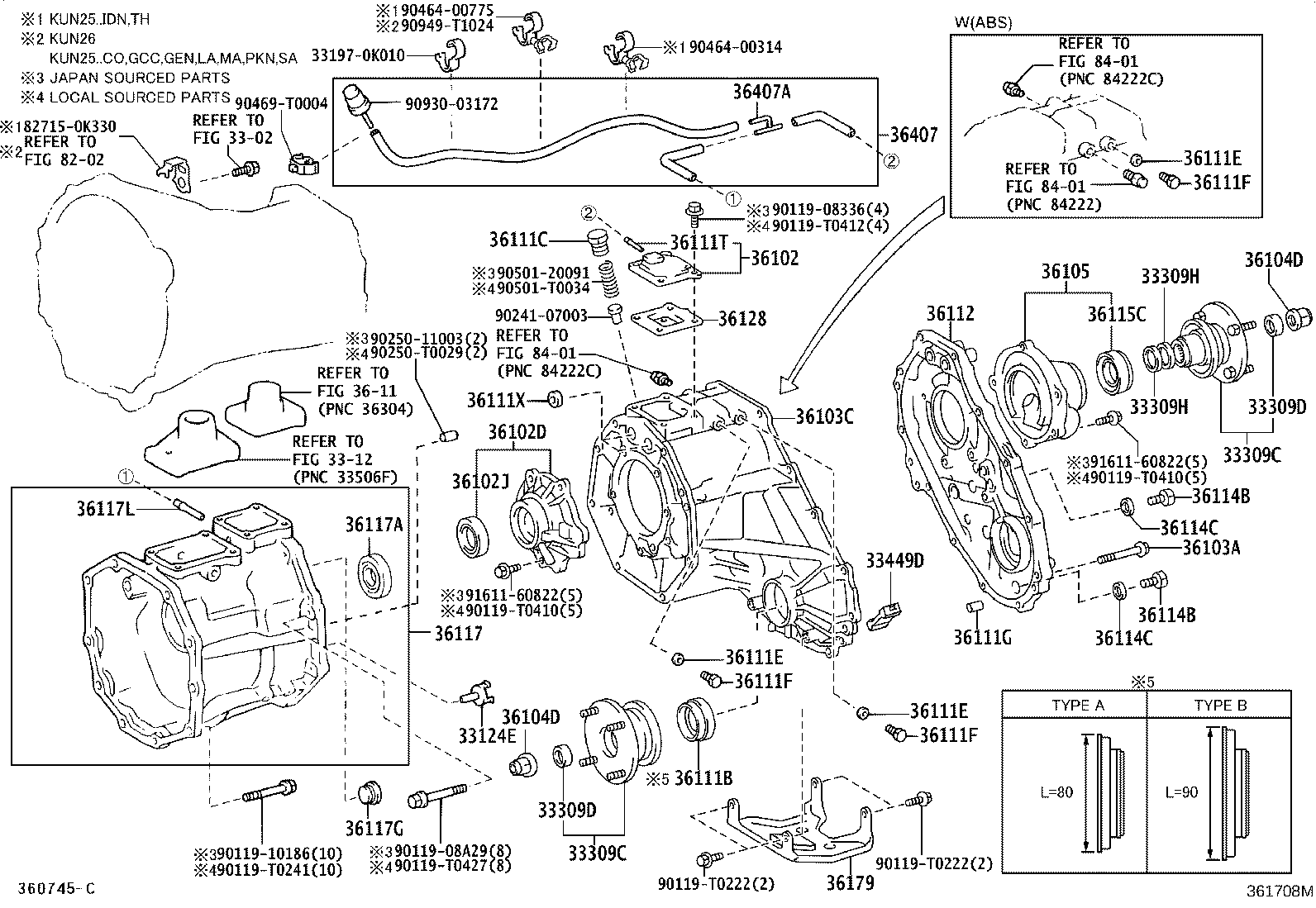 Transfer Case & Extension Housing