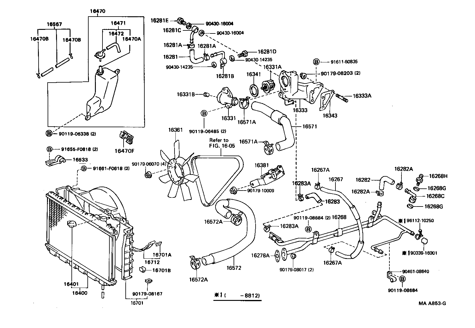 Radiator Water Outlet