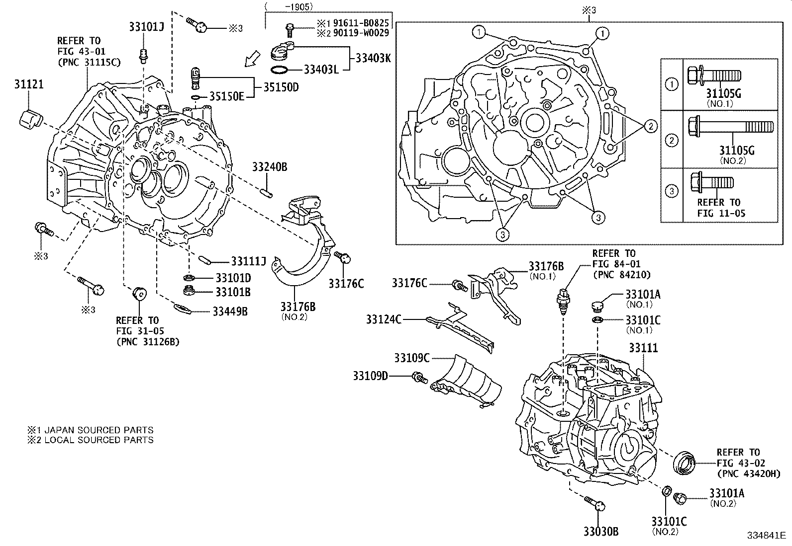 Clutch Housing + Transmission Case