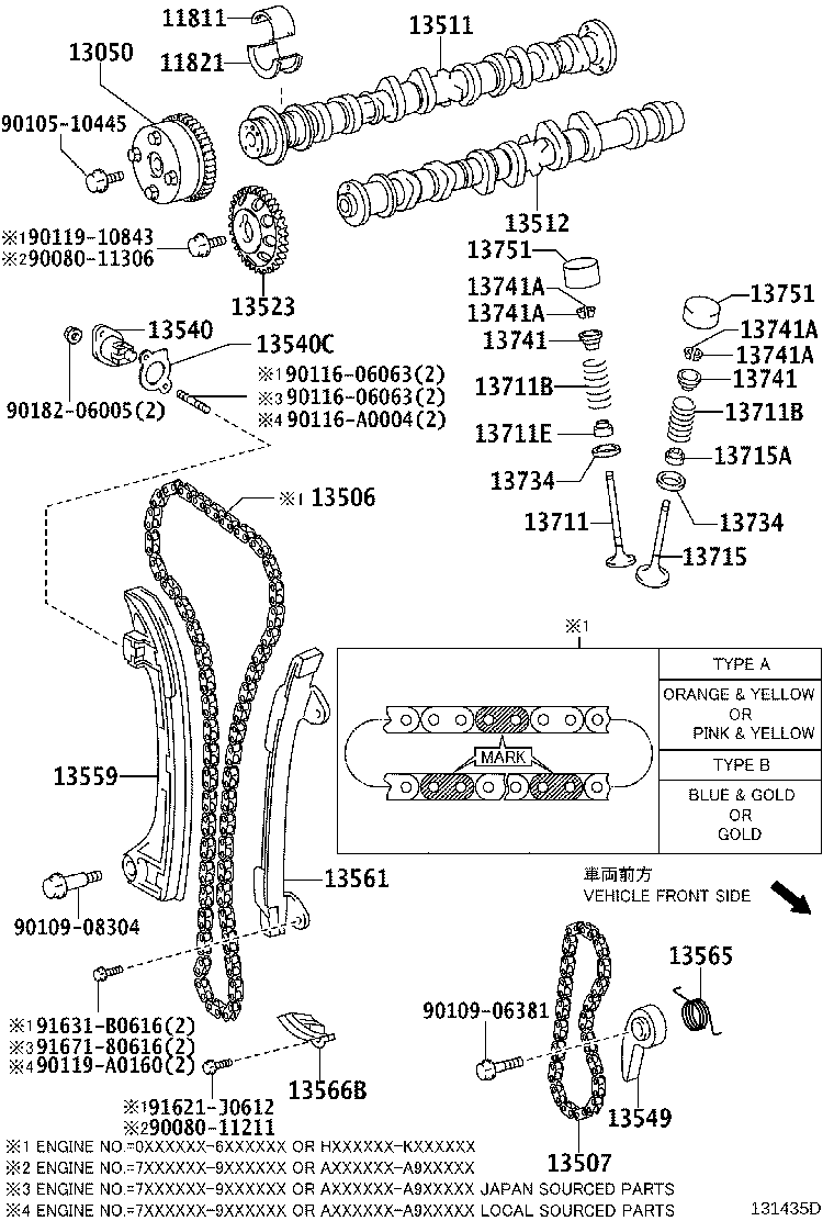 Camshaft & Valve