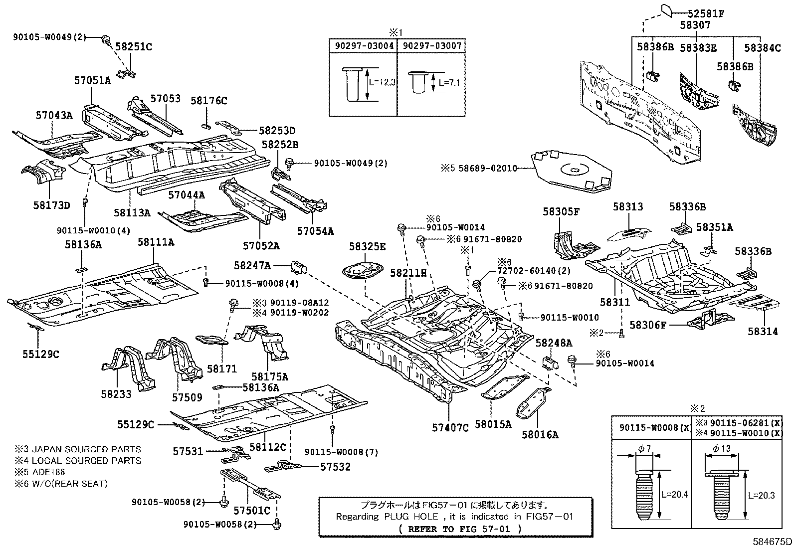 Floor Pan & Lower Back Panel
