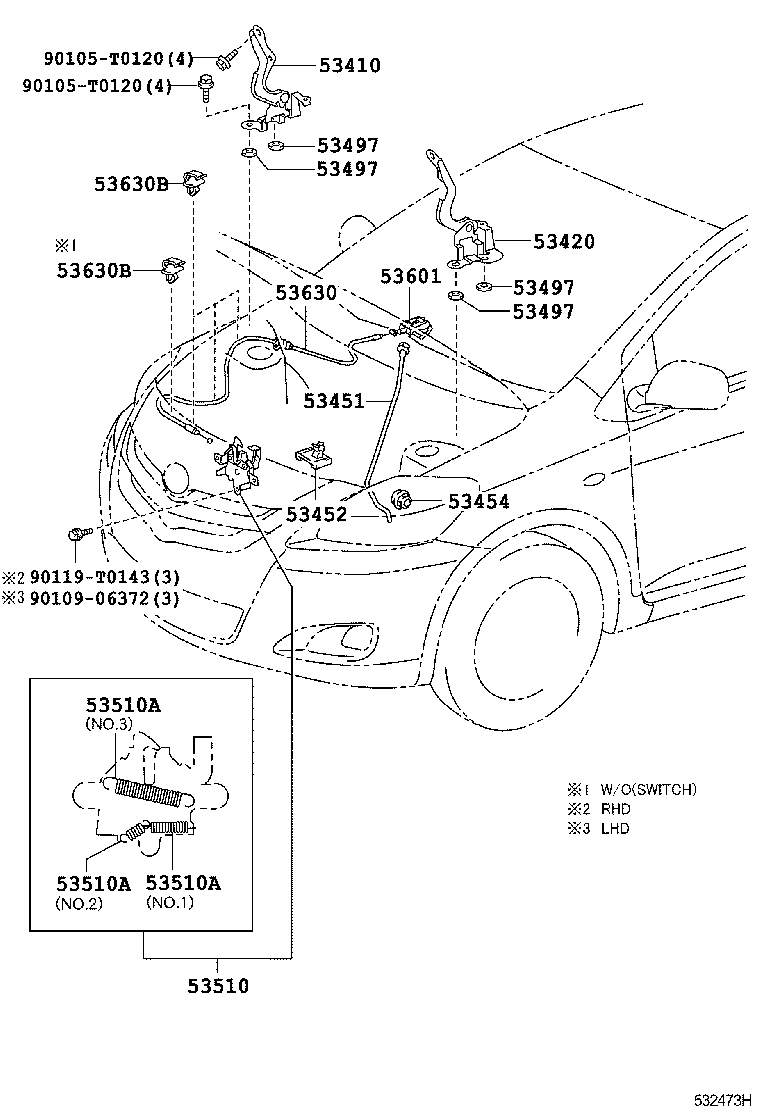 Hood Lock & Hinge