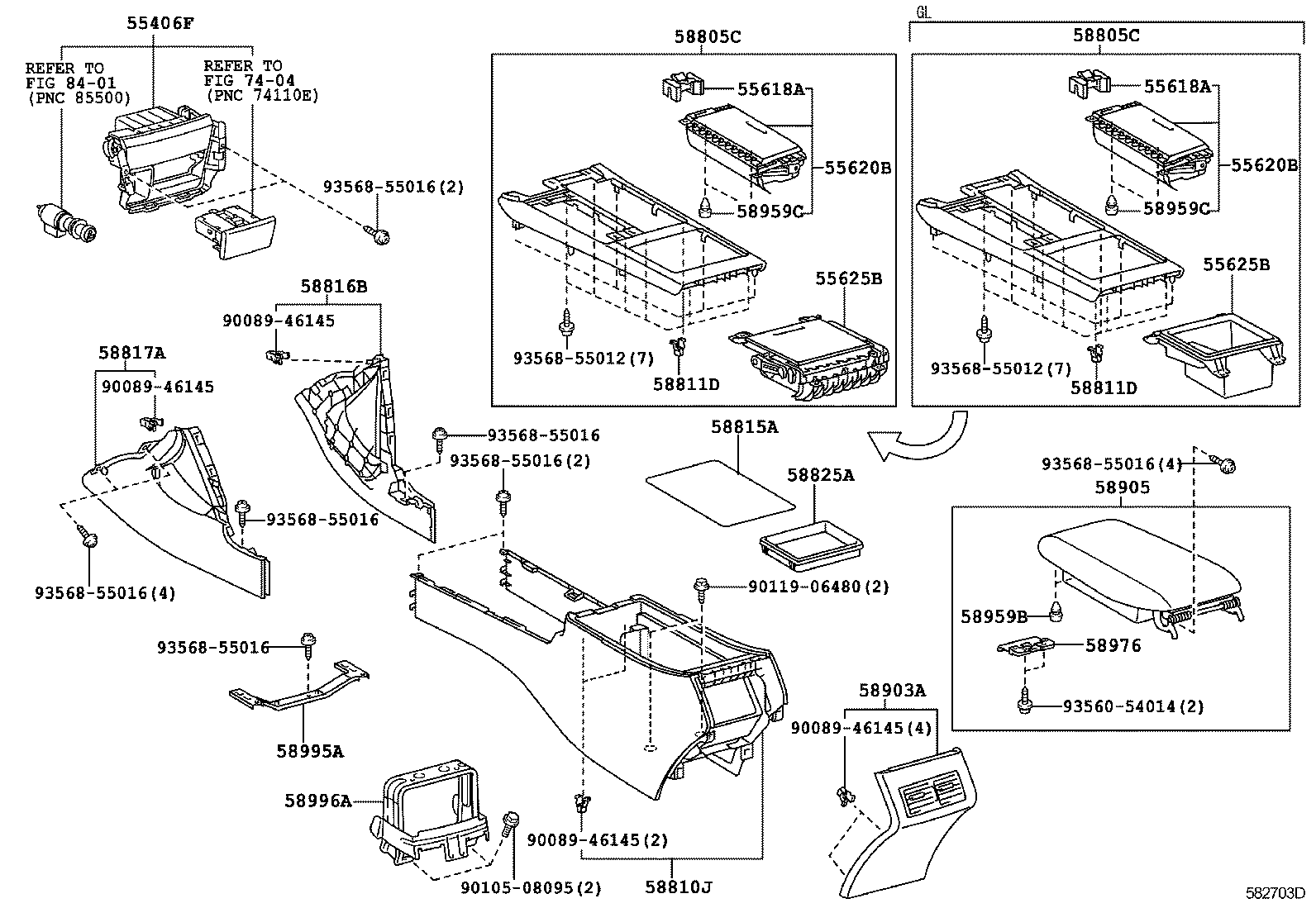 Console Box & Bracket