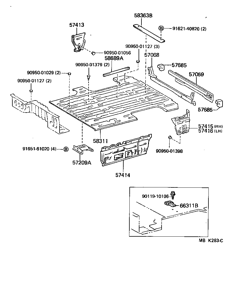 Rear Floor Panel