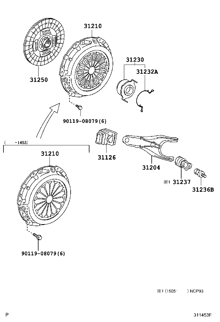 Clutch & Release Fork