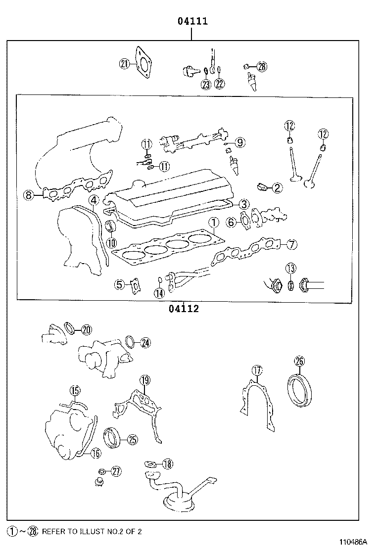 Engine Overhaul Gasket Kit