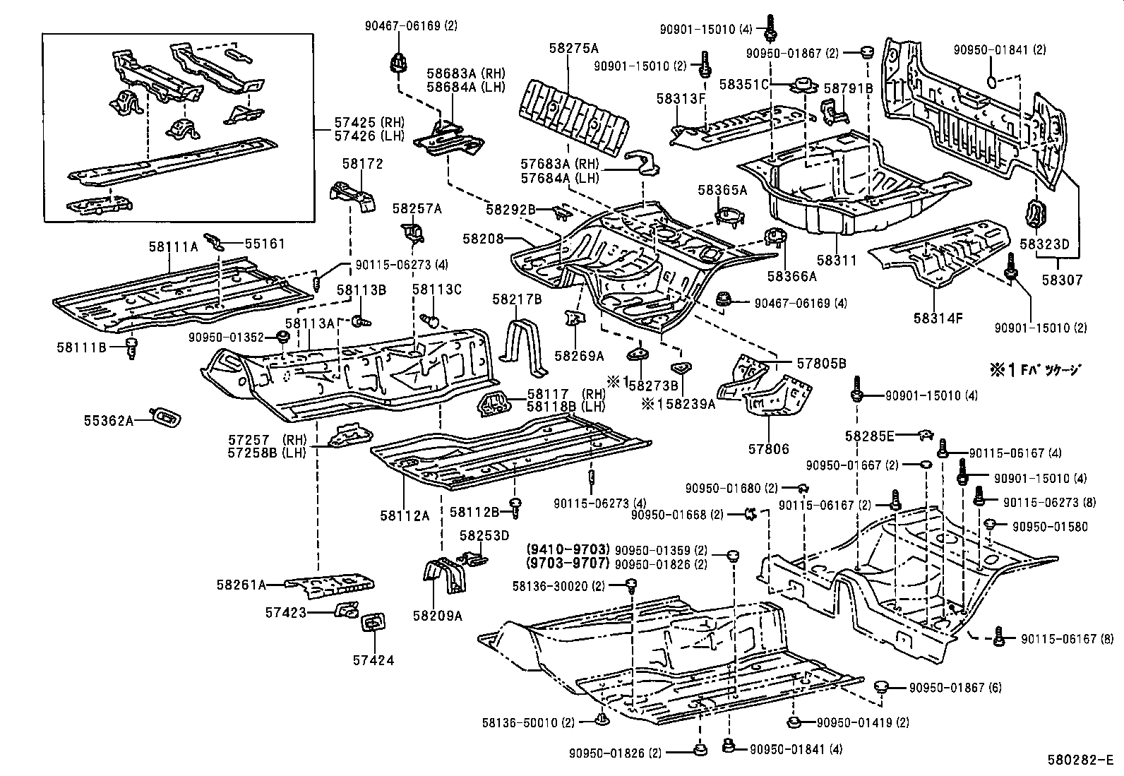 Floor Pan & Lower Back Panel