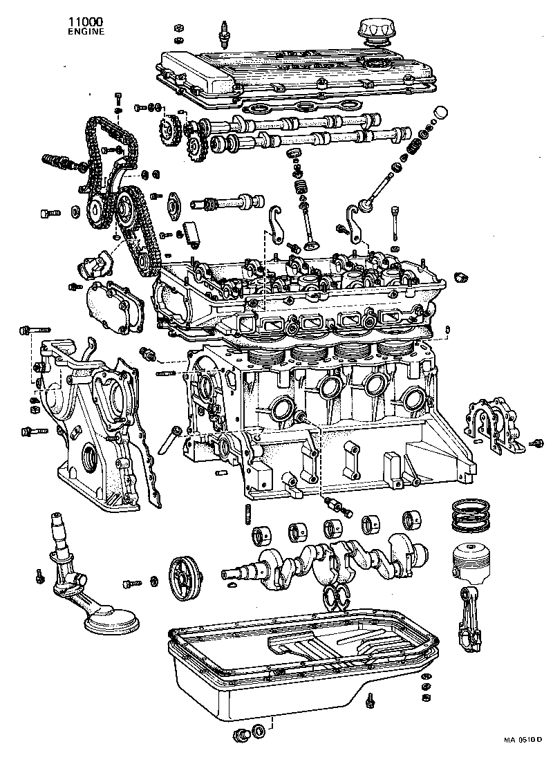 Partial Engine Assembly