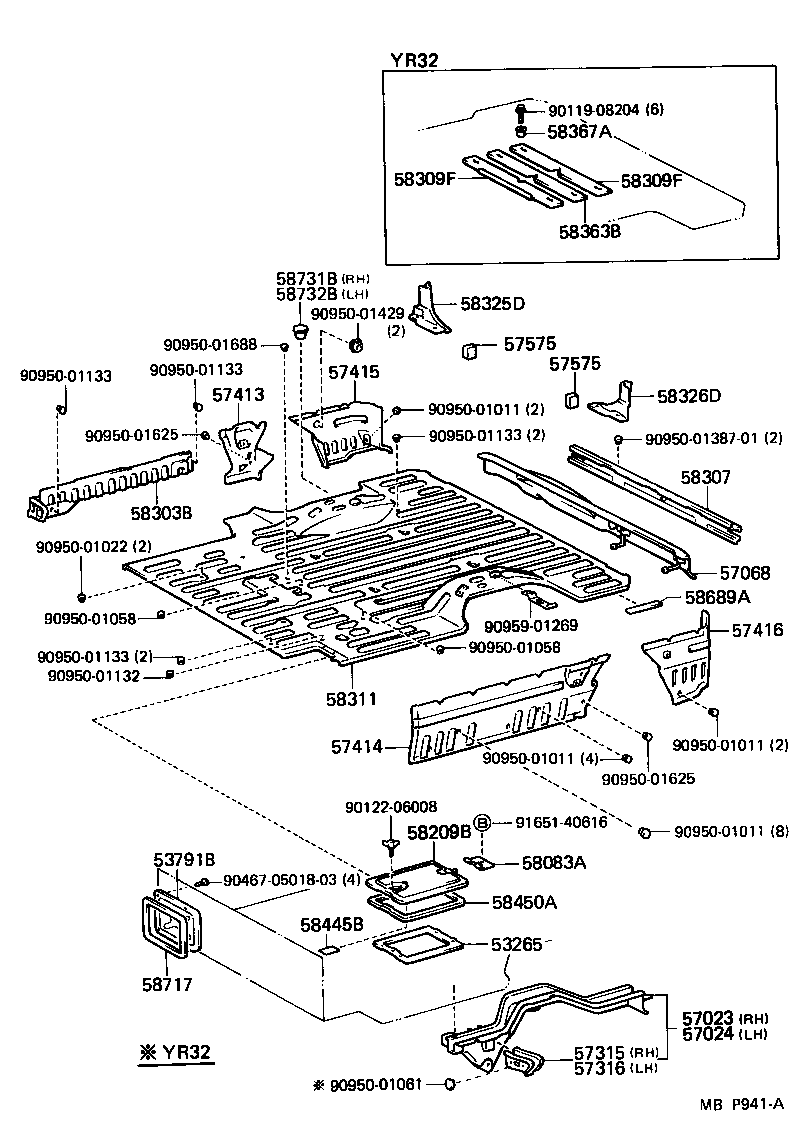 Rear Floor Panel