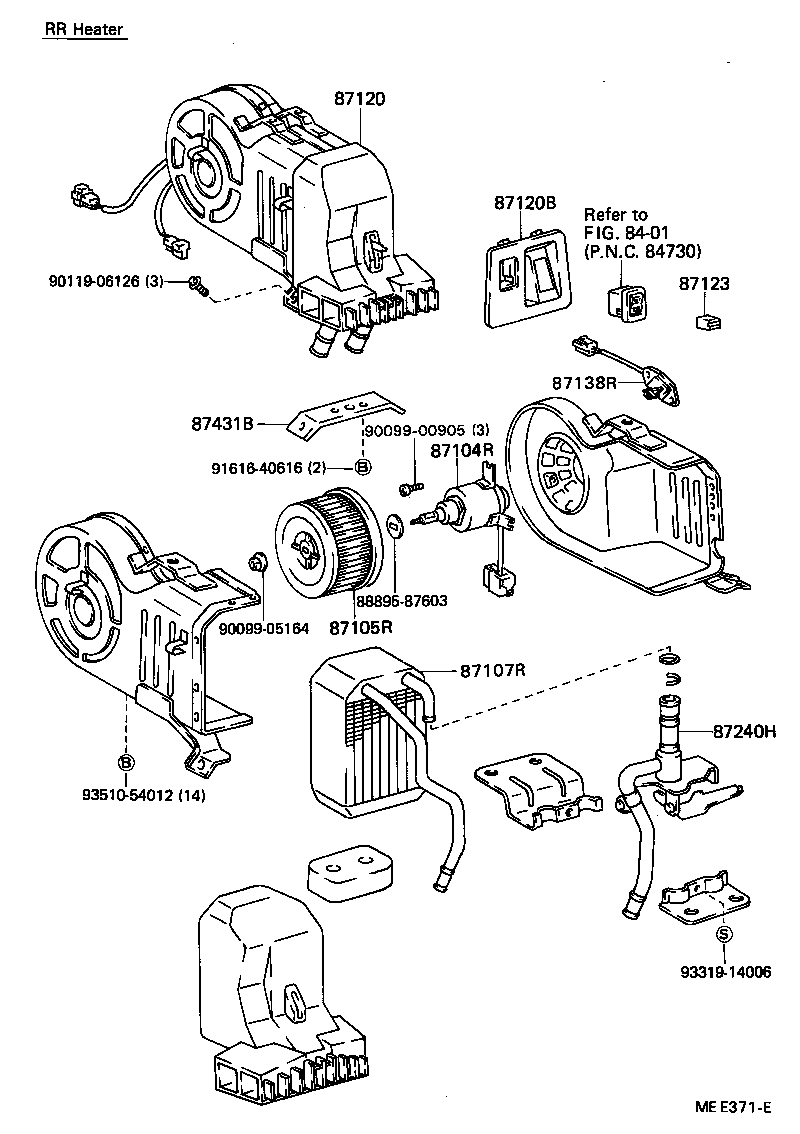 Heating Air Conditioning Heater Unit Blower